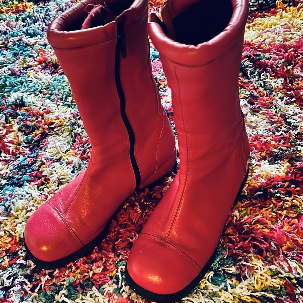 Hot pink Fluevog Unity Shannon